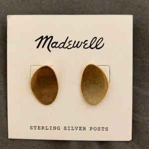 Gold Madewell Earrings NWT